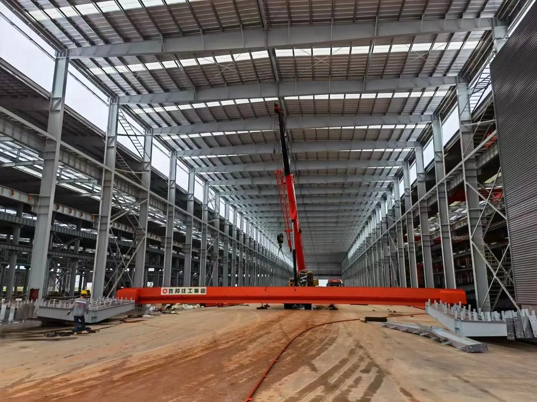 热烈祝贺致邦住工集团装配式建筑构部件工厂钢结构工程圆满成功